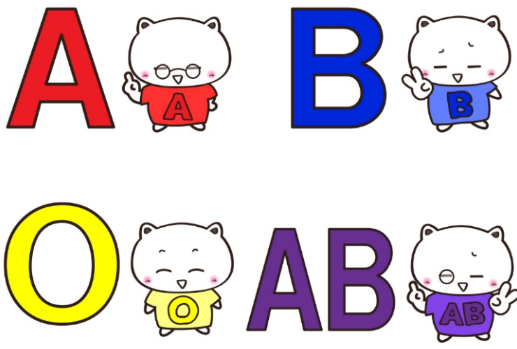  혈액형 성격 "A,B,O,AB형" 집중적으로 알아보기