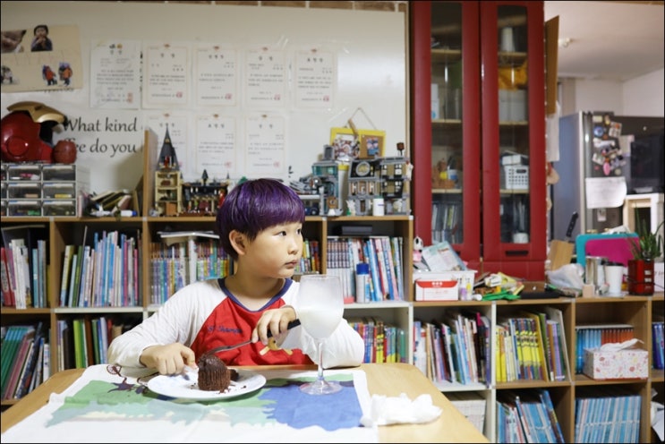  엄마의 영향.