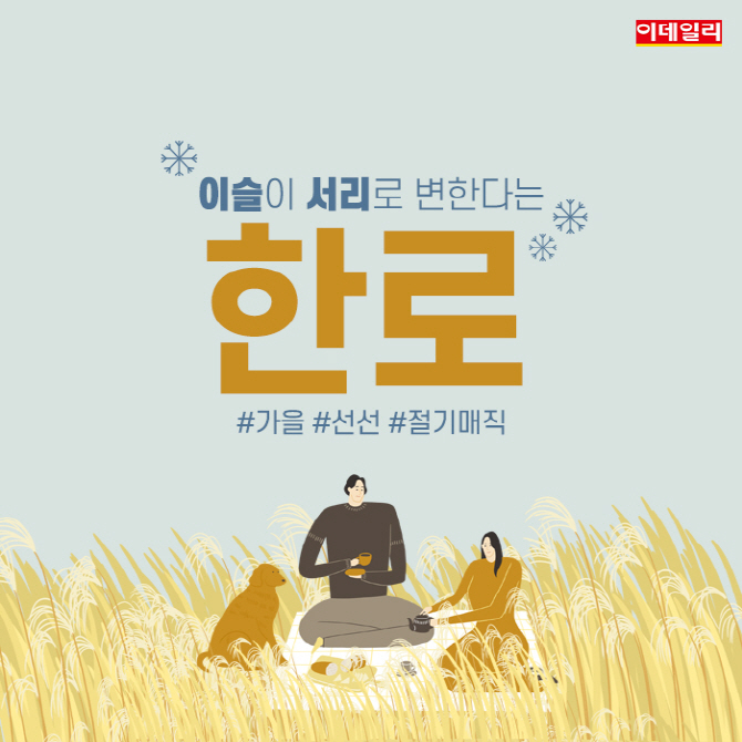  '추위 시작', 한로 뜻과 먹어야 할 음식은?