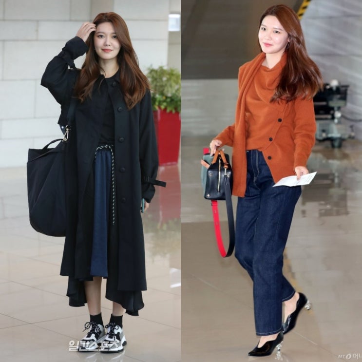  소녀시대 수영 공항에서 선보인 가을 패션