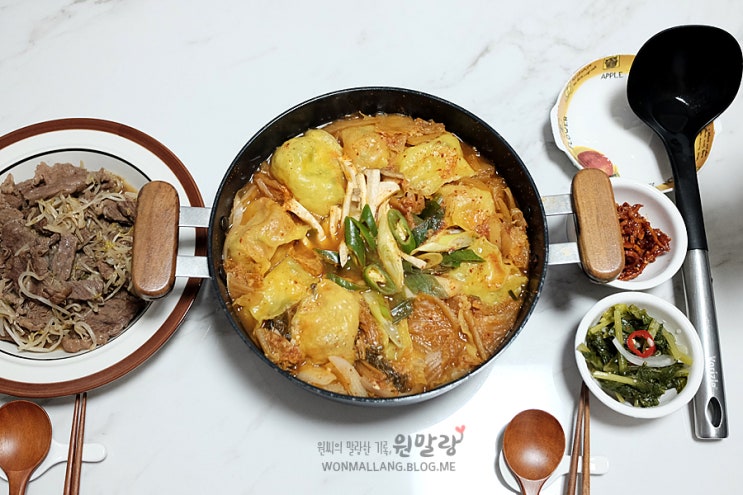  만두전골레시피  역시 정가네손만두가 정답!