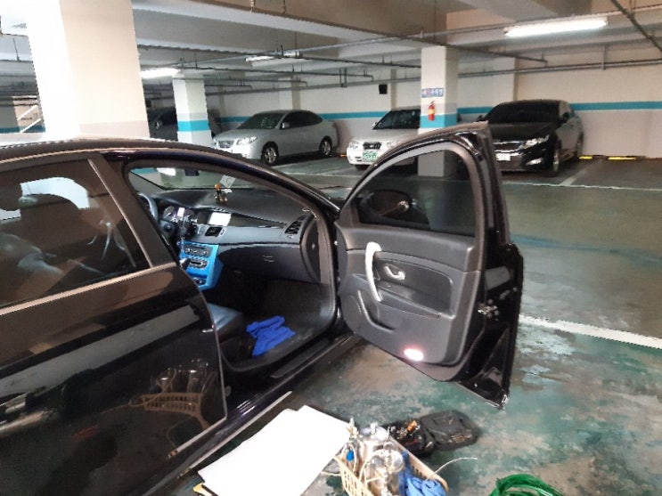  뉴 sm5 3 임프레션 에바크리닝 과 히터 에어컨 냄새제거 필터교체 방법 다이
