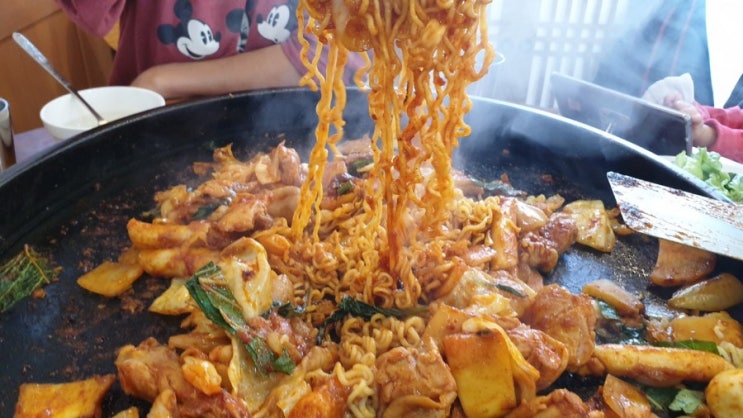  분당미금역 맛집 전통춘천닭갈비 먹었어요