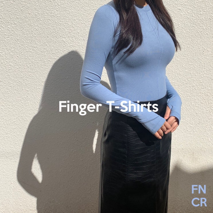  Finger T -Shirt/ 핑거티셔츠/ Funny Curly