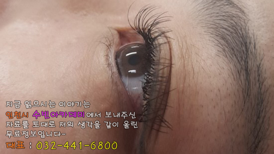  구월미용학원에는 메이크업 안에 속눈썹 연장 있다!