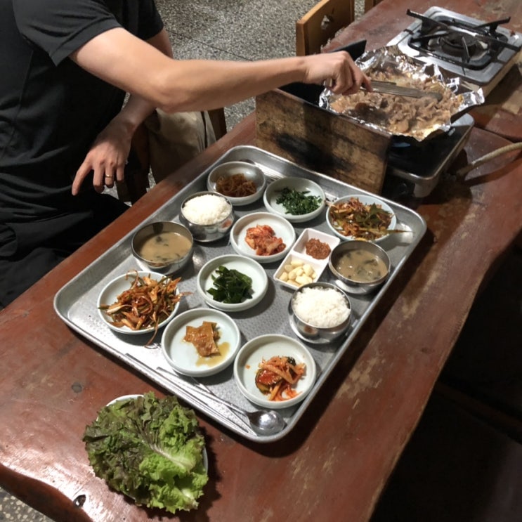  수영 밥집, 유명한 망미동 개미기사식당