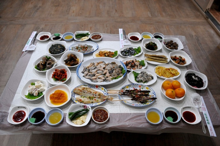  완도 맛집 상다리 휘어지는 전복 스페셜