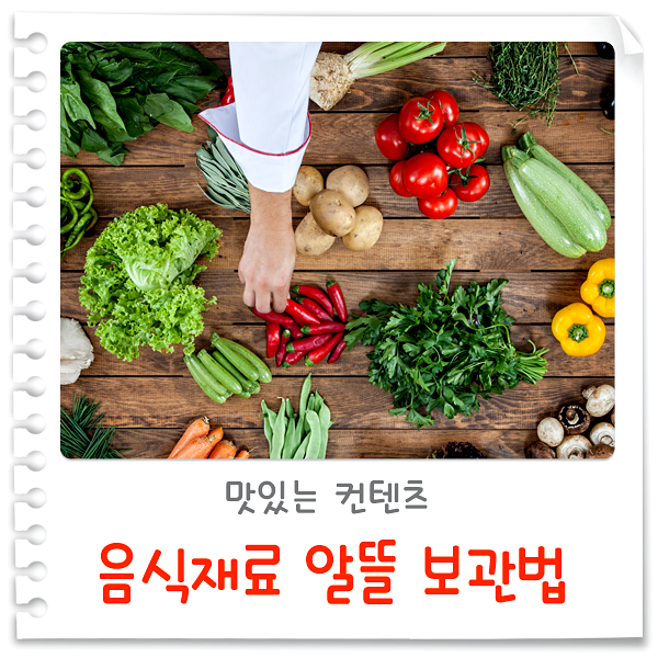  음식재료 알뜰 보관법 (양파, 감자, 콩나물, 빵 등)