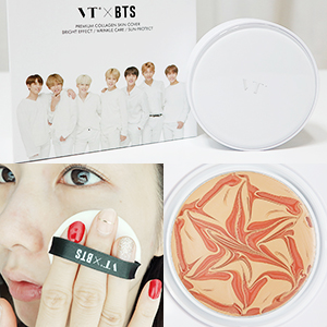  VT X BTS 콜라겐팩트 화이트 피부가 편안하고 촉촉한 팩트! 가을쿠션으로 추천해요!
