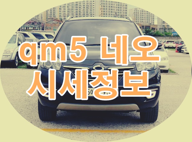 오산중고차 고객님 요청하신 qm5 네오 시세정보