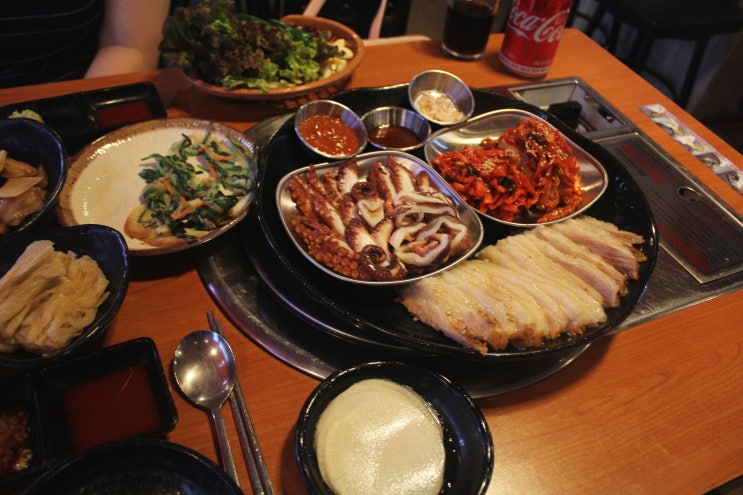  [부산] 부산 연산동 맛집 야들한 문어와 촉촉한 보쌈 "해물왕거제도굴구이" 문어보쌈