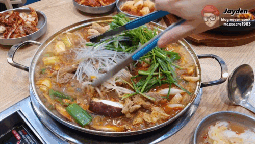  대구 시지 전골 제형면옥에서 맛있는 갈비전골 안주 소주 한잔