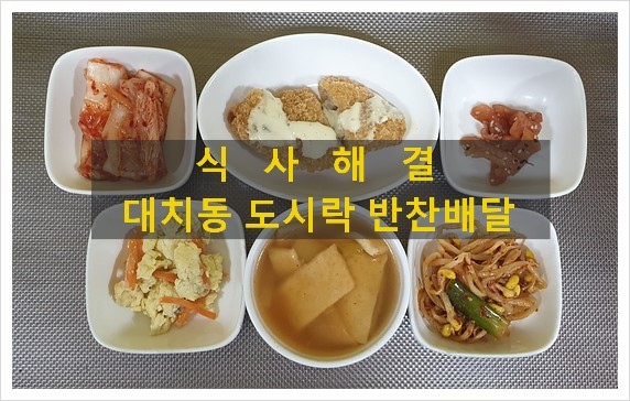  [대치동 도시락 반찬배달] 매일 다른 메뉴로 맛있는 집밥 도시락 반찬배달 - 강남구 강남역 역삼동 청담동 논현동 삼성동 세곡동