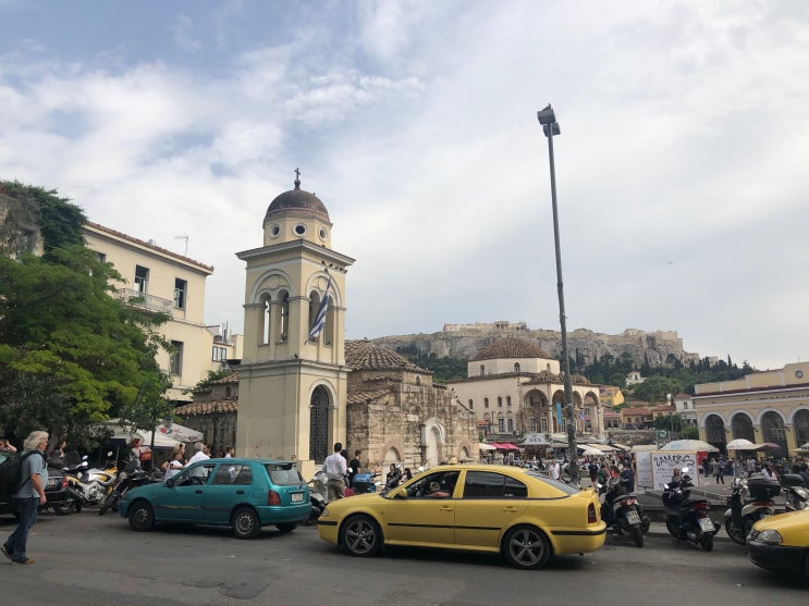 [그리스] 신혼여행 1일, 아테네_1 모나스티라키 광장