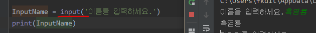  Python 값 입력 input