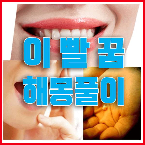 [꿈해몽] 치아가 빠지는 꿈 해몽 풀이해볼게요!