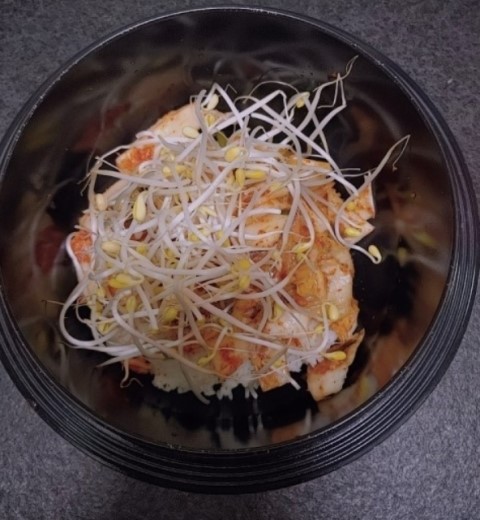 김치국밥 만들기(레시피 없는 김치국밥)