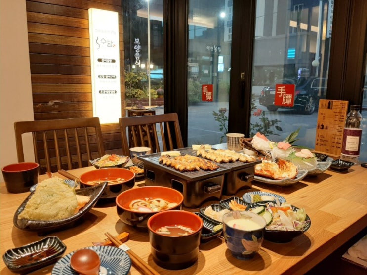  부산장어구이 맛집 덕천동 수담 장어 정찬코스.