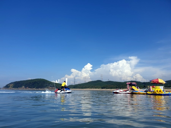  충남 태안 1박2일 가족 여행 : 학암포해수욕장 옆 럭셔리 별빛바다글램핑 에서 바베큐파티~