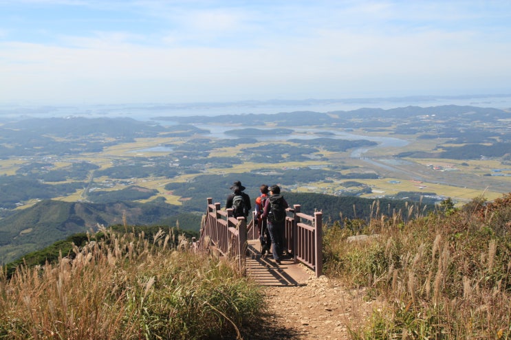 서해바다를 보는 조망과 억새, 충남 보령 오서산 산행~~