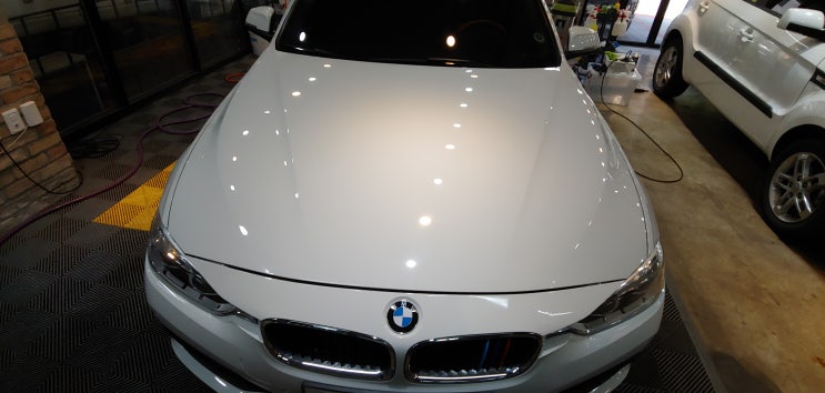  BMW320D 외부정밀세차(수원광교스팀세차)