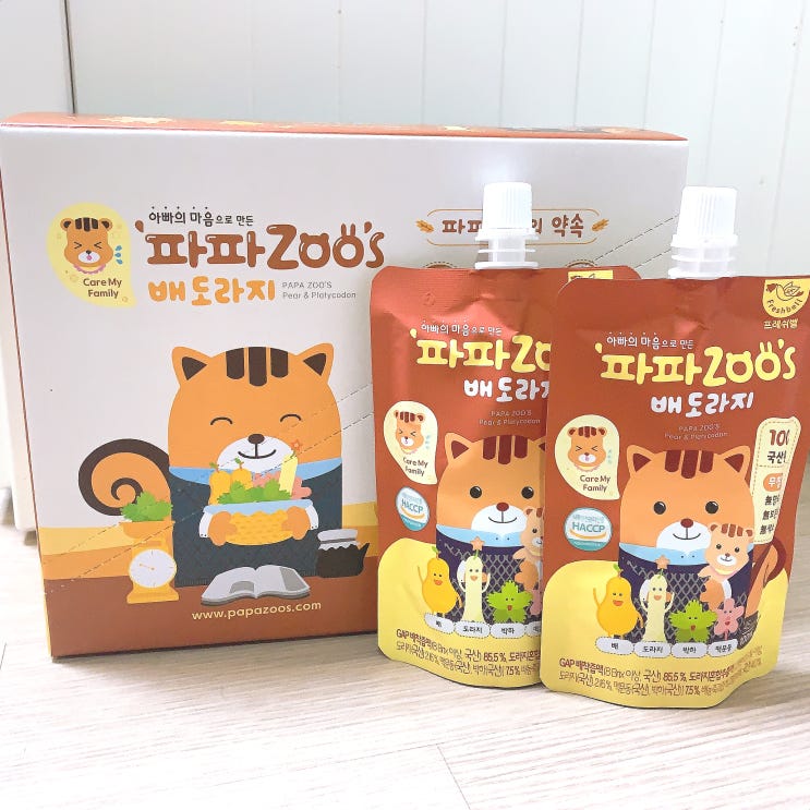 파파주스 어린이배도라지, 애기들이 먹기 좋은 맛있는 음료