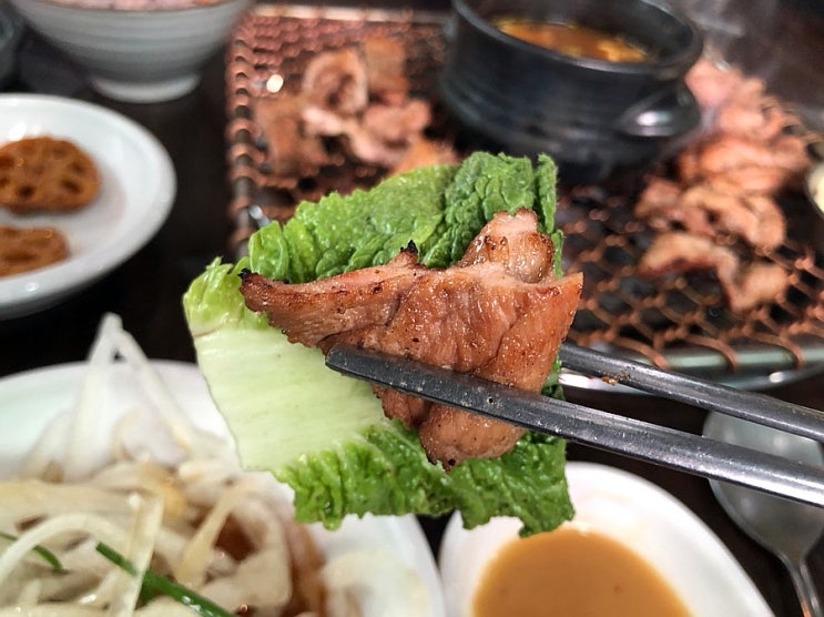 대전 노은동 맛집 동가마골 반찬도 정갈하고 무엇보다 돼지갈비가 진짜 맛있어욥::