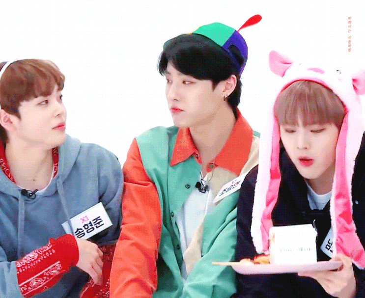  STARK 채널 아이돌리그, 엑스원 영상 선공개 3배속 노래 맞히기 2 & 조승연 움짤모음!!