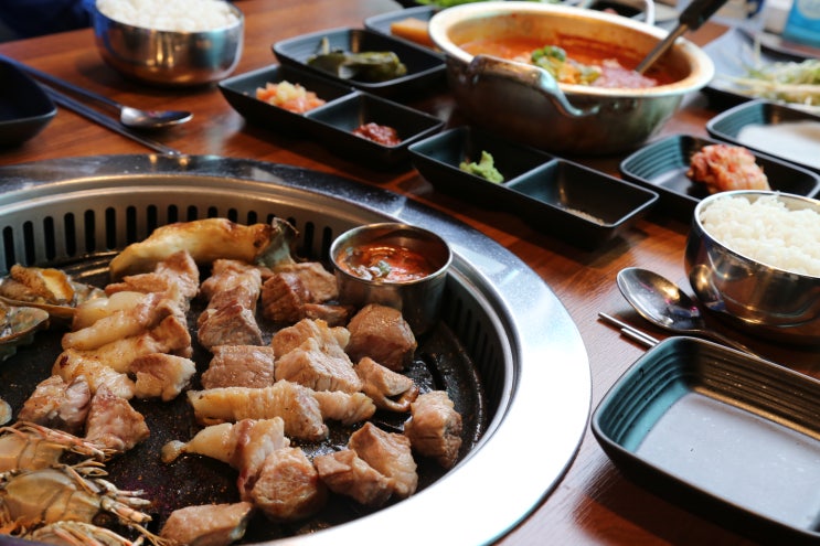  제주 리젠트마린호텔 맛집 두툼한 고깃살