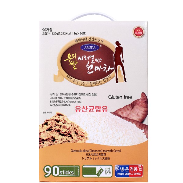  [마린상사-천마차/울산건강식품]10004.우리쌀 시리얼 믹스 천마차 90스틱