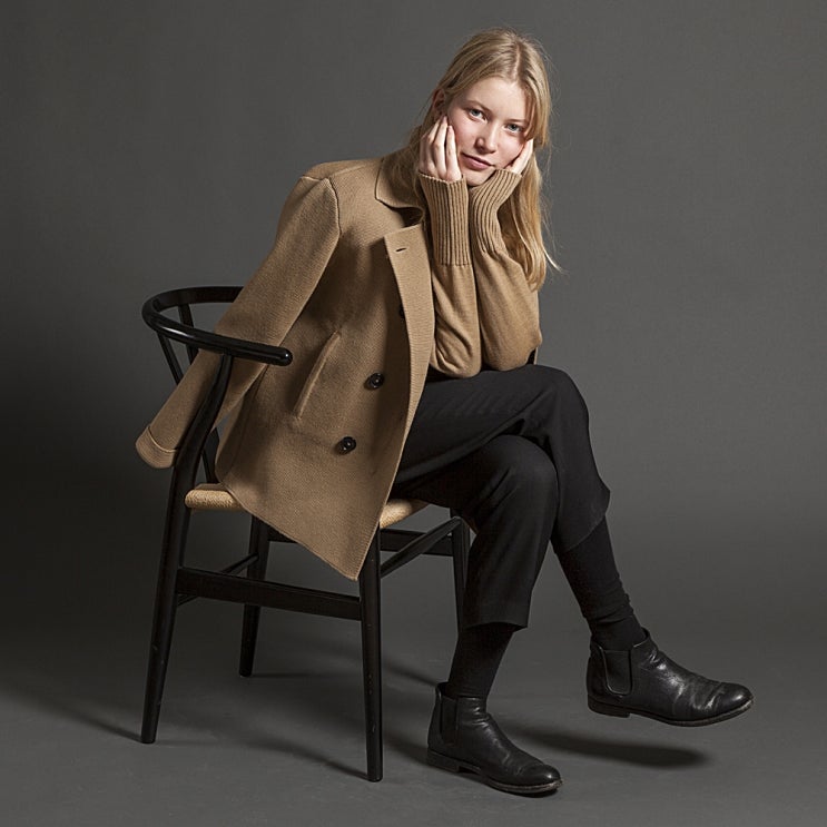  Andersen-Andersen[안데르센안데르센] Peacoat Long - Camel[니트코트][피코트][더블코트][루어엣]