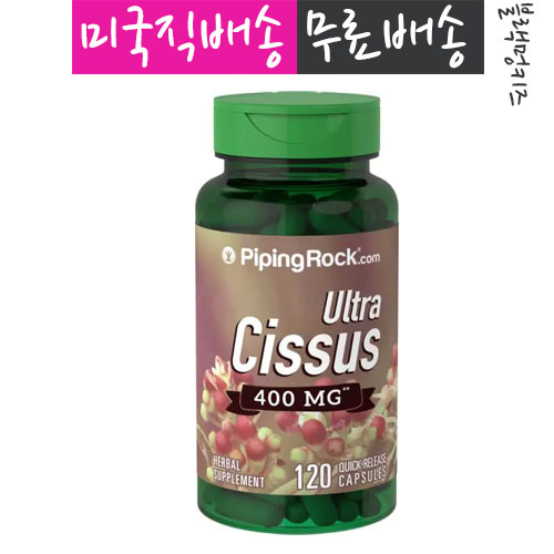 Piping Rock Ultra Cissus 울트라 시서스 400mg 120 Capsules, 1개