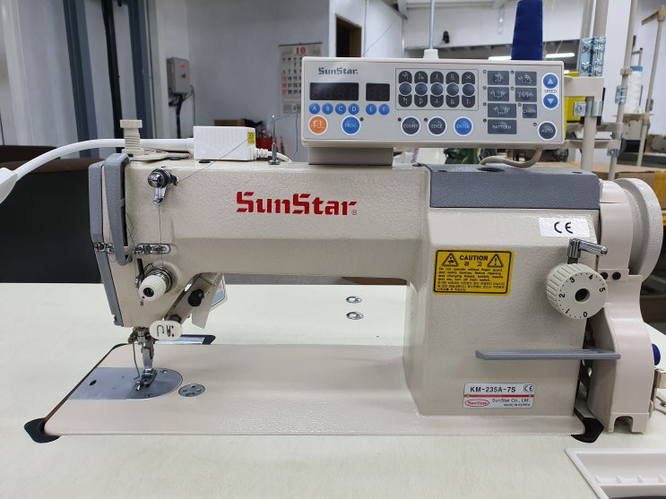  공업용재봉기/공업용미싱/썬스타(SUNSTAR)사절재봉기 KM-235A-7S