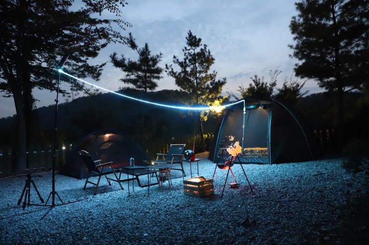 체험이 있는 파주 캠핑장 나린에서 겨울캠핑 준비 캠핑 전기장판 활용