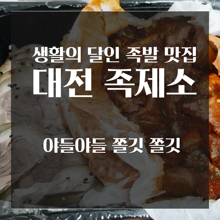  대전 생활의 달인 족발 맛집 족제소