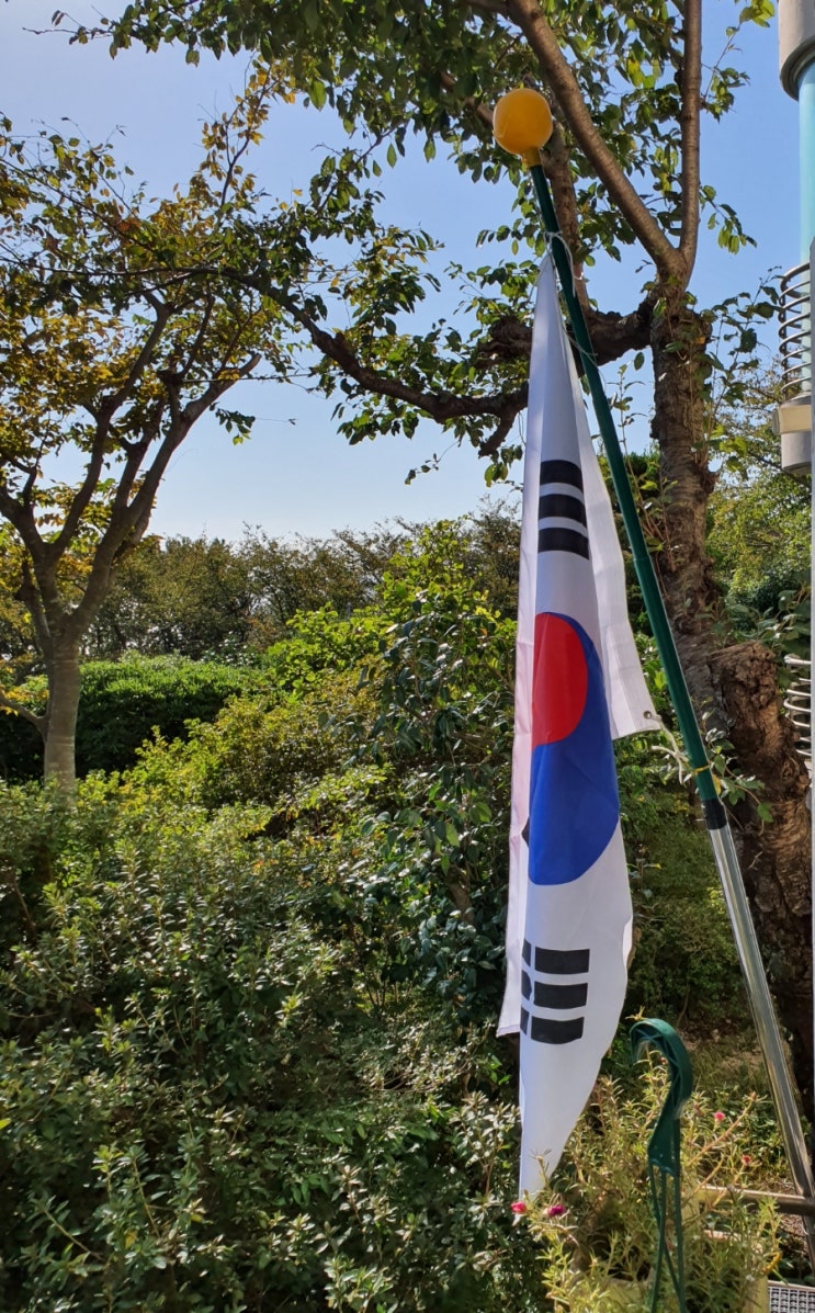  한글날 아침이예요