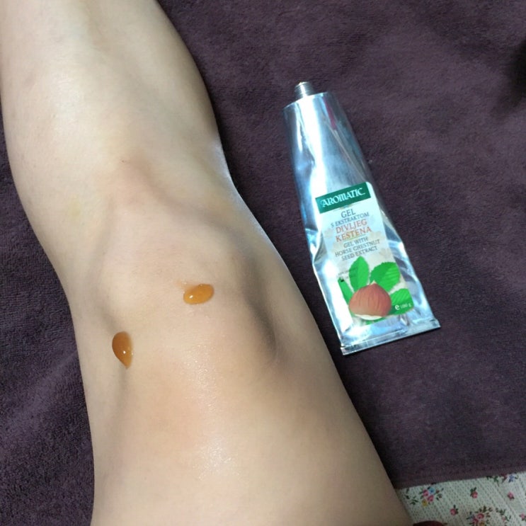  잘 붓는 다리부종 아로마틱 마로니에 레그젤 부종크림 시원해~