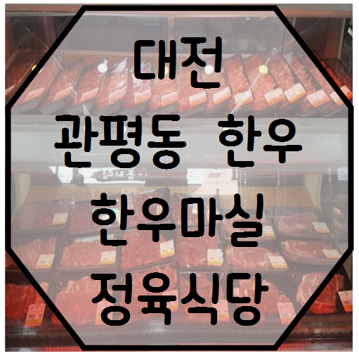  [ 대전 관평동 한우 맛집 ] 둘이먹다 하나가 죽어도 모르는 그맛 한우마실 정육식당에서 먹고 왔어요