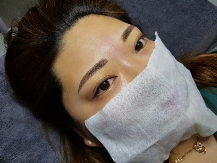  예전 눈썹문신 커버도, 남포동눈썹문신 더챠밍에서!~