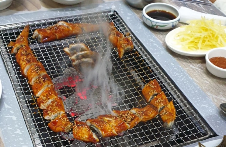  당진맛집 현지인추천.합덕 김포집연호장어마을.