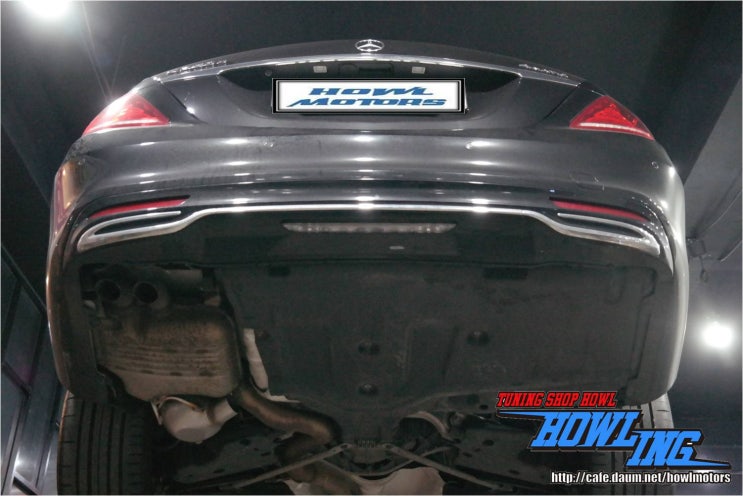  벤츠 S클래스 S350D 액티브사운드 오토모티브6.0 하이엔드 배기음 AMG룩 듀얼 배기라인