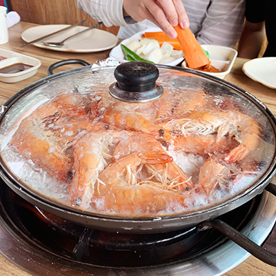  대부도 대하구이 방갈로에서 먹을 수 있는 곳