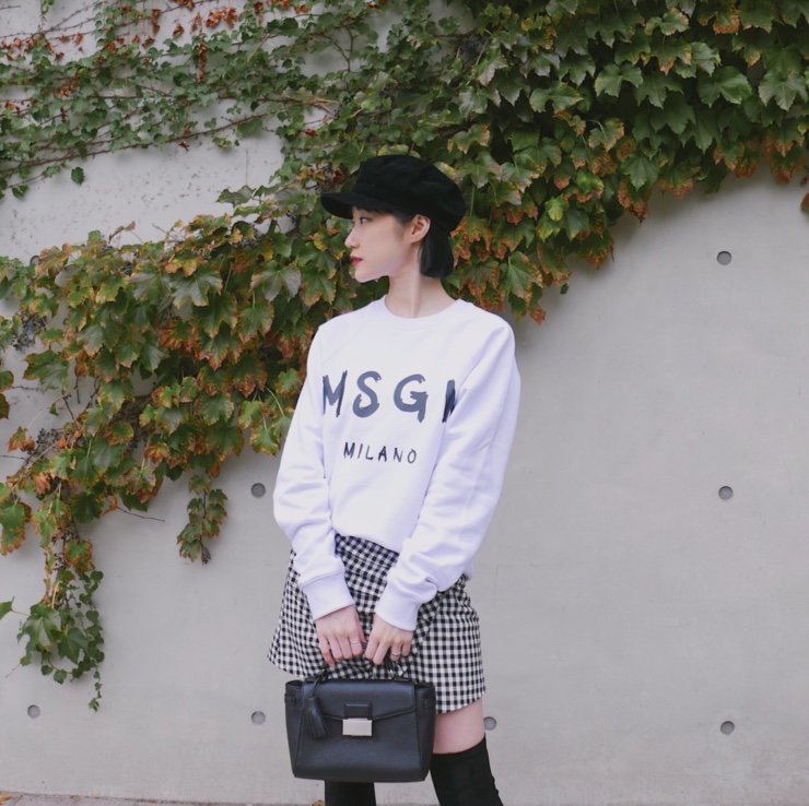  MSGM 엠에스지엠 로고 맨투맨 쇼핑하러 MSGM현대본점 갔어요!
