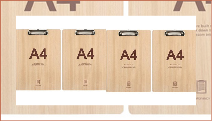  18%할인 포포팬시 심플 우드 클립보드 A4 [5,730원]
