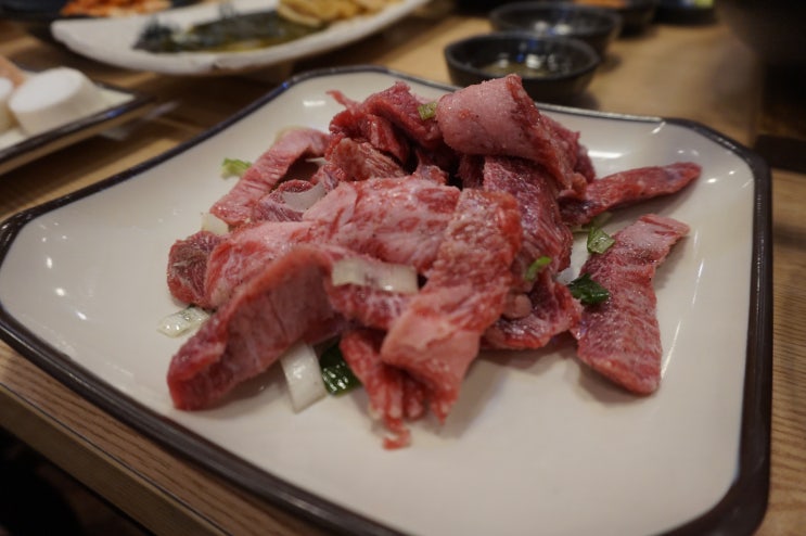  천안 신방통정지구 맛집 통정한우 투뿔갈비살 정육식당 추천