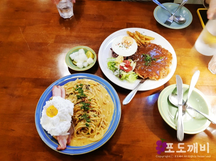 경주황리단길맛집 이태리한국식당 - 구름 링귀니, 경양식 돈까스