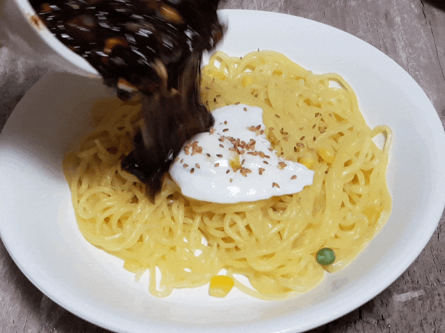  [경남 함안] 군북 중국집 맛집 번개관 배달 후기(feat. 간짜장&계란후라이/불맛 짬뽕 후, 짜장소스에 밥 비벼먹기)