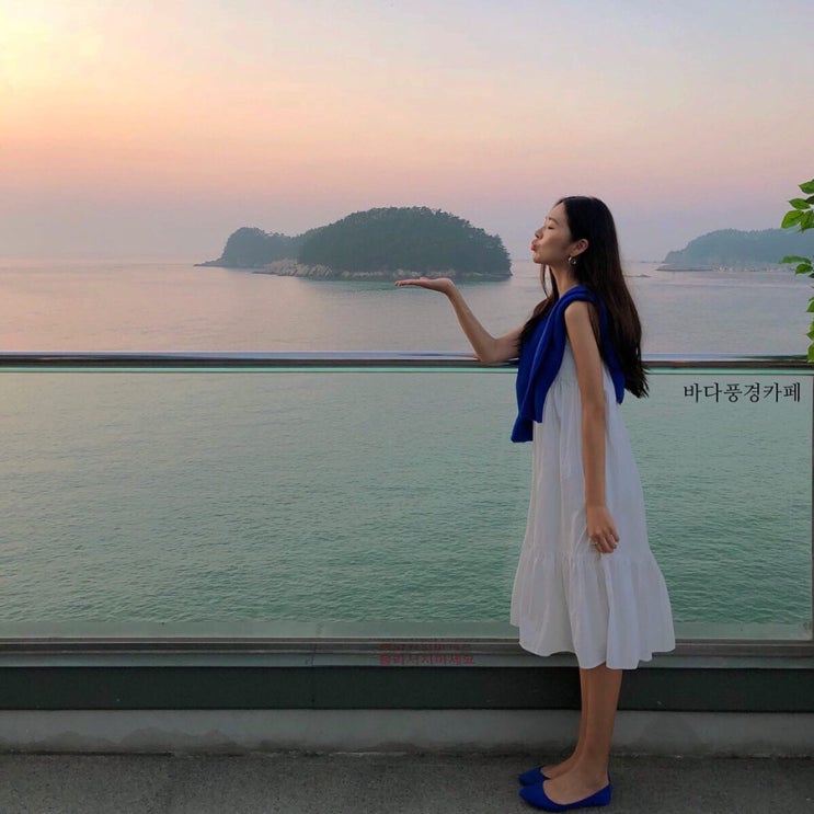  태안 천리포 만리포 해수욕장 바다뷰 카페, 바다풍경 왕추천 짱추천!