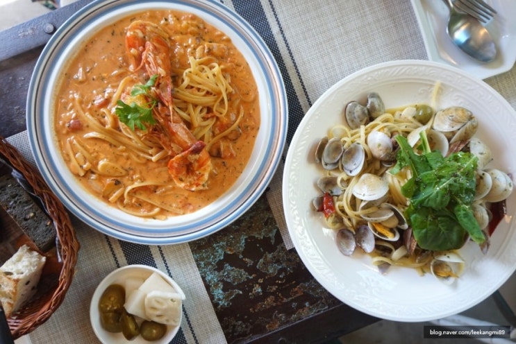  서판교 파스타 맛집 데이트 장소 추천 : '오스테리아 워모잡' 이태리 식당