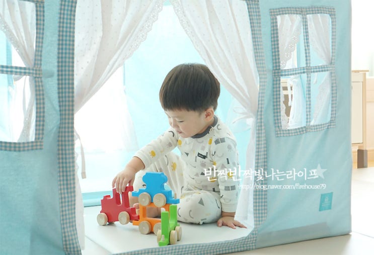  쁘띠메종 건후 플레이텐트로 아이방꾸미기